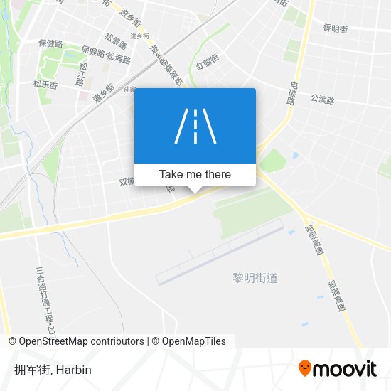 拥军街 map