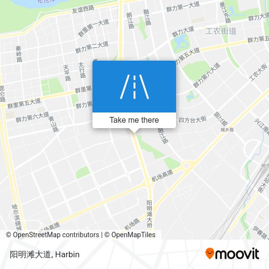 阳明滩大道 map