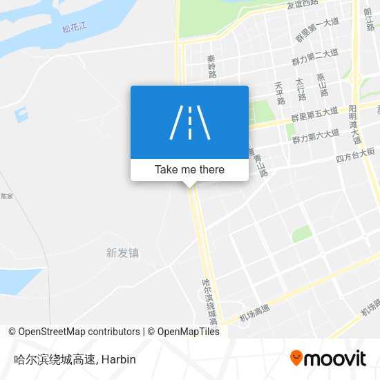 哈尔滨绕城高速 map