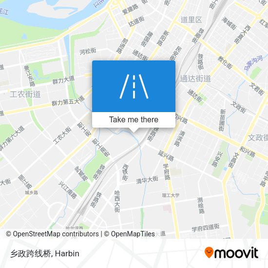 乡政跨线桥 map