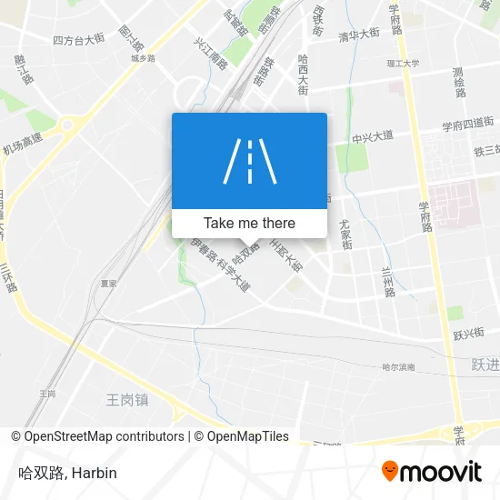 哈双路 map