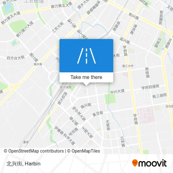 北兴街 map
