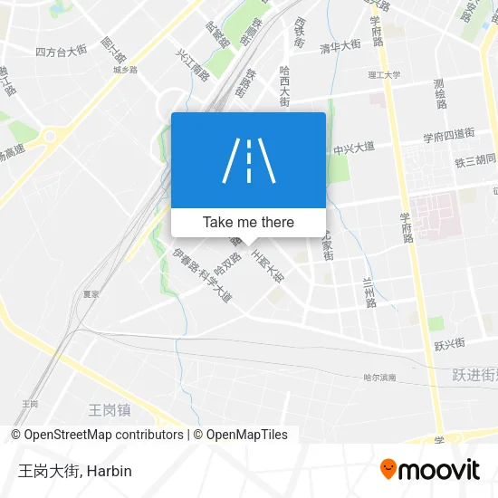 王岗大街 map