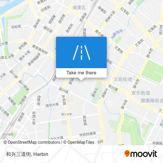 和兴三道街 map