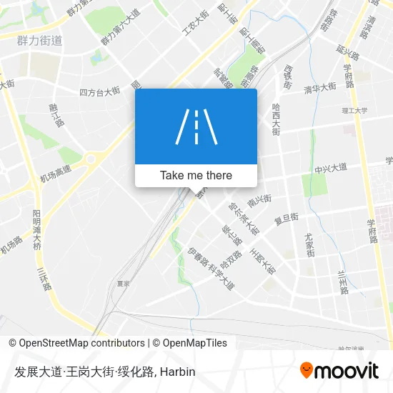发展大道·王岗大街·绥化路 map