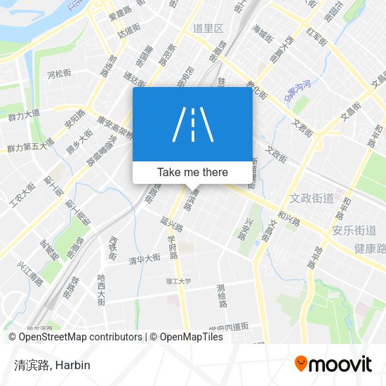 清滨路 map