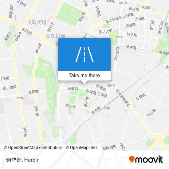 钢垫街 map