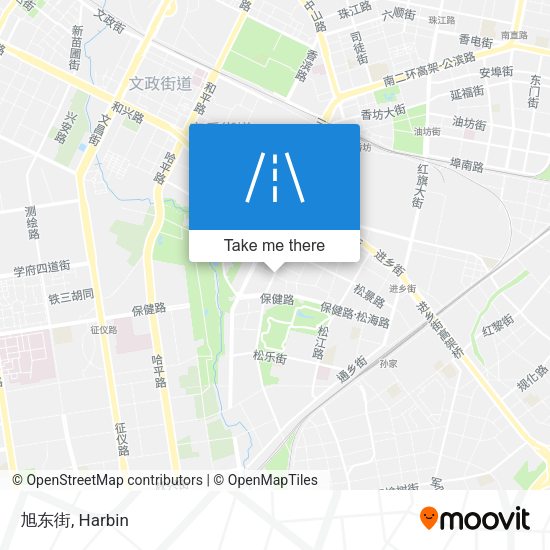 旭东街 map