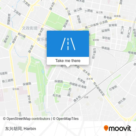 东兴胡同 map