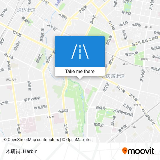 木研街 map