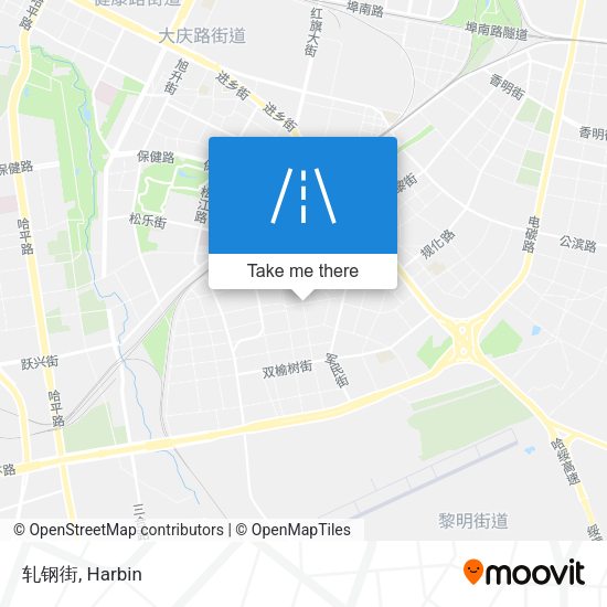 轧钢街 map