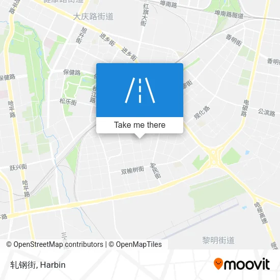 轧钢街 map