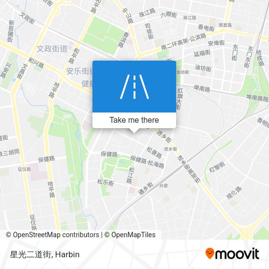 星光二道街 map