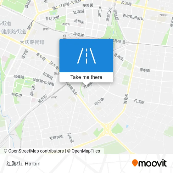 红黎街 map