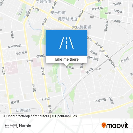 松乐街 map