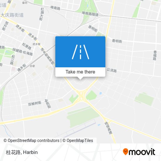桂花路 map
