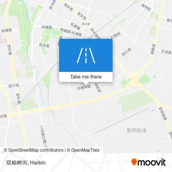 双榆树街 map