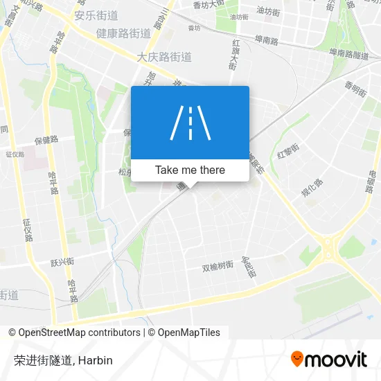 荣进街隧道 map