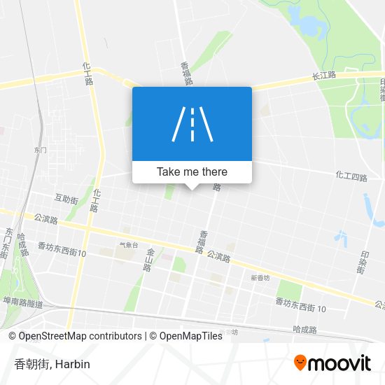 香朝街 map