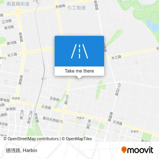 德强路 map