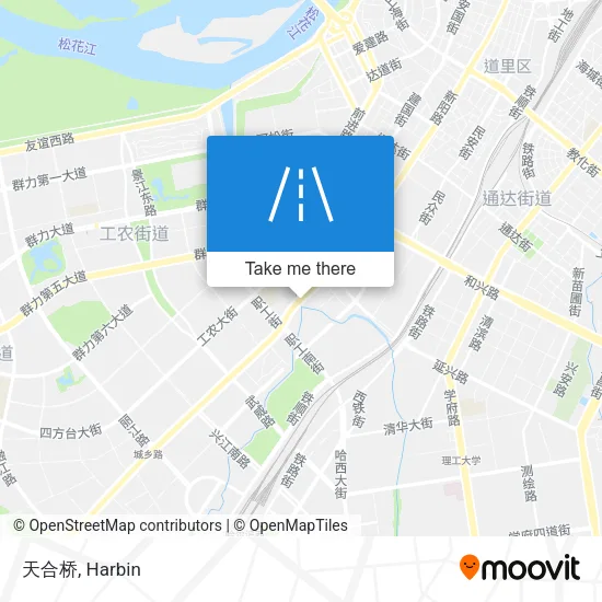 天合桥 map