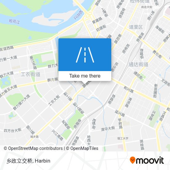 乡政立交桥 map