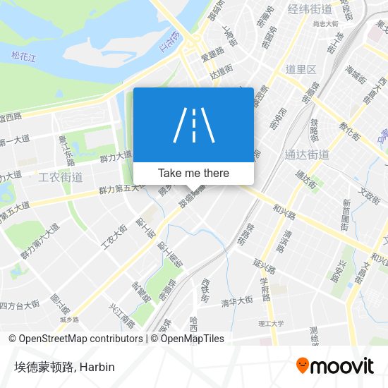 埃德蒙顿路 map