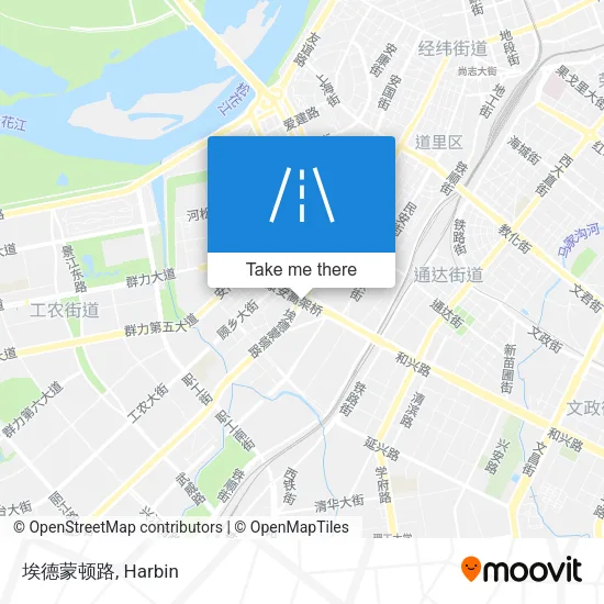 埃德蒙顿路 map