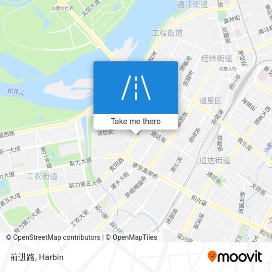 前进路 map