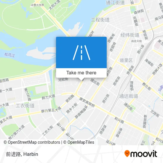 前进路 map