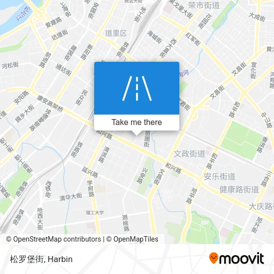 松罗堡街 map