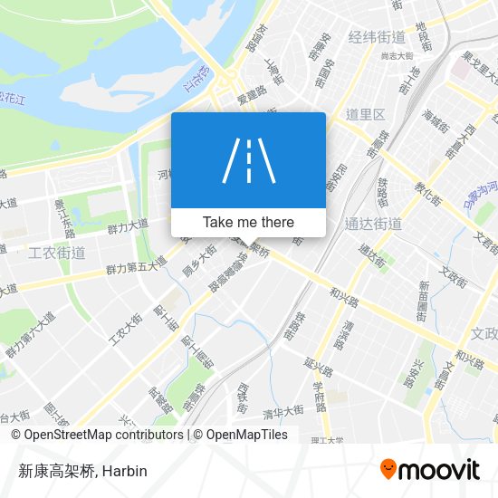 新康高架桥 map