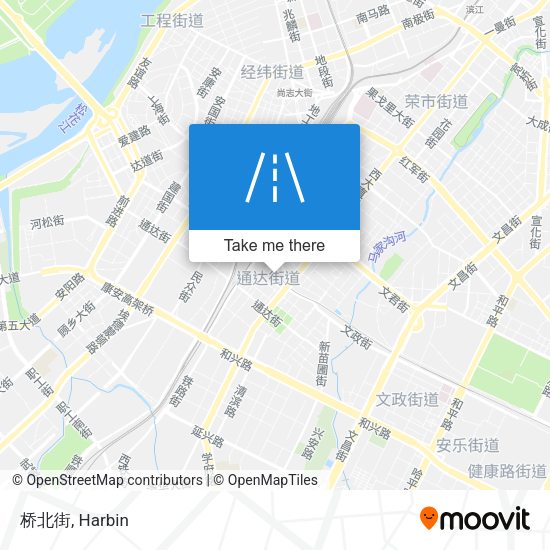 桥北街 map