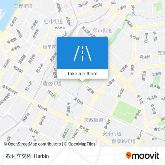 教化立交桥 map