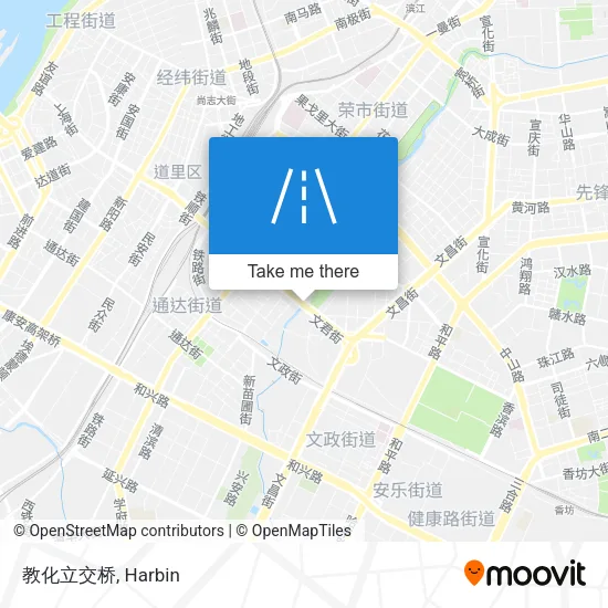 教化立交桥 map