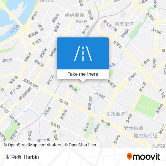 桥南街 map