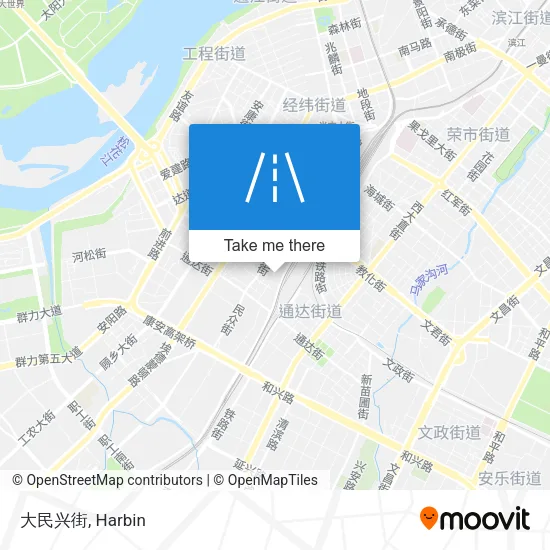 大民兴街 map