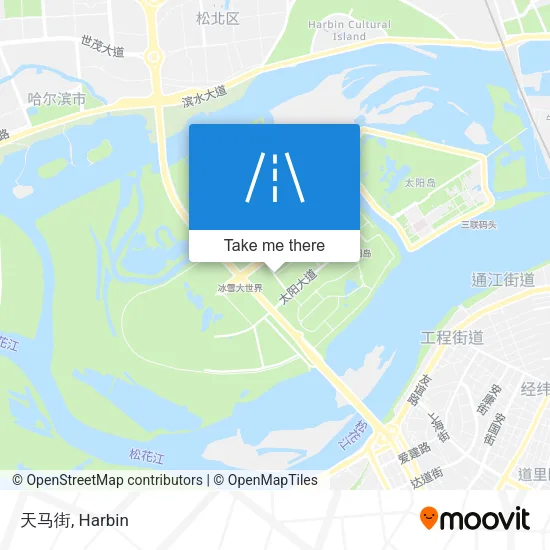 天马街 map