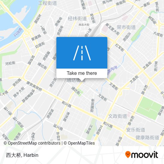 西大桥 map