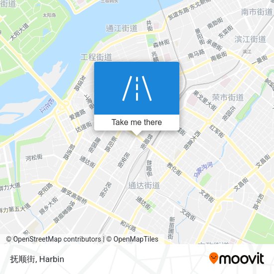 抚顺街 map