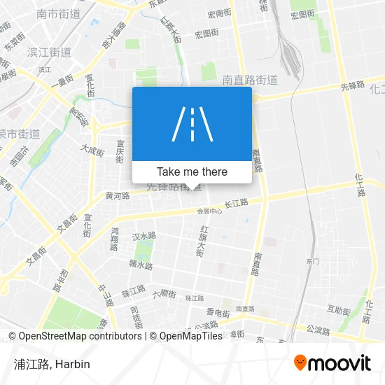 浦江路 map