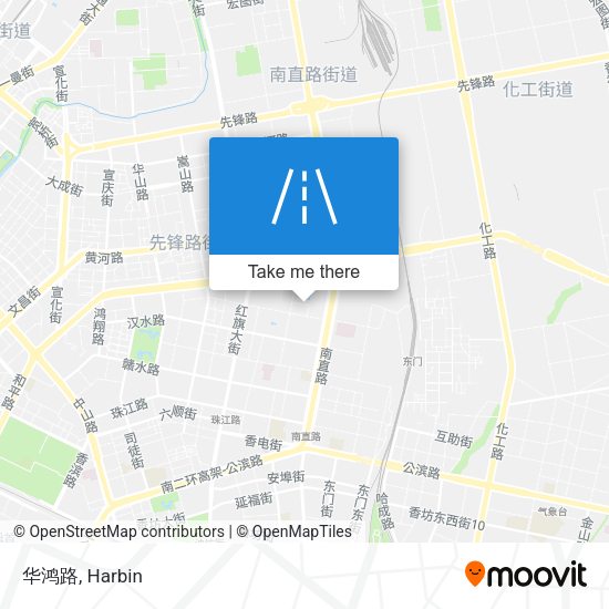 华鸿路 map