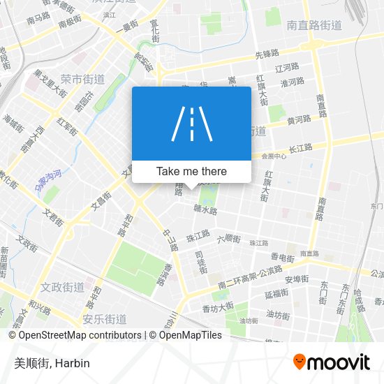 美顺街 map