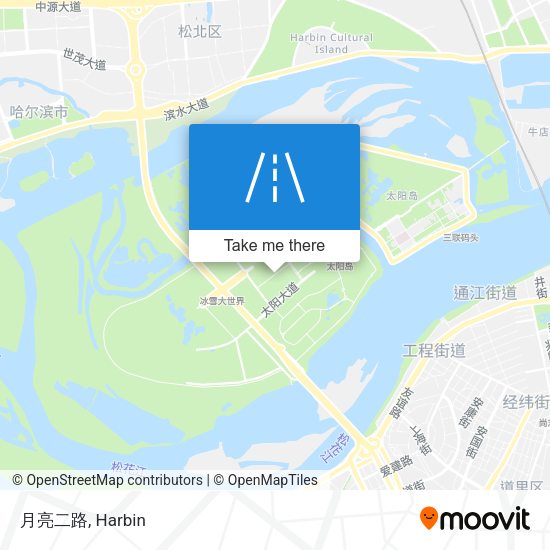月亮二路 map