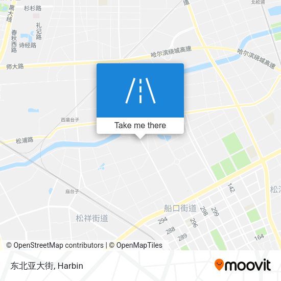东北亚大街 map