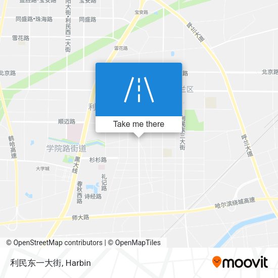 利民东一大街 map