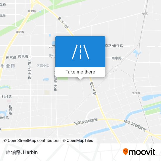 哈轴路 map