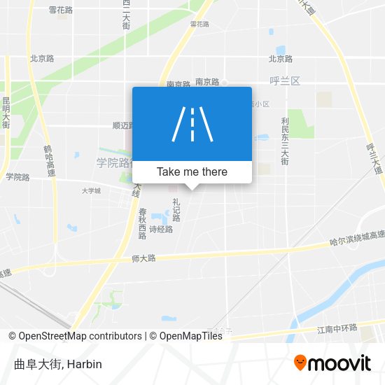 曲阜大街 map