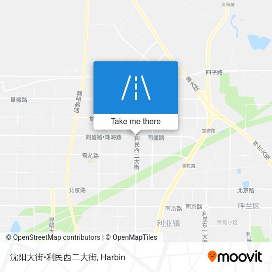 沈阳大街•利民西二大街 map