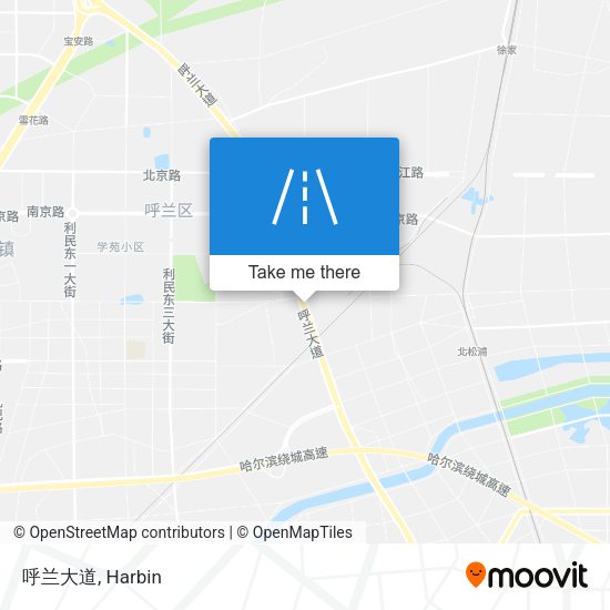 呼兰大道 map